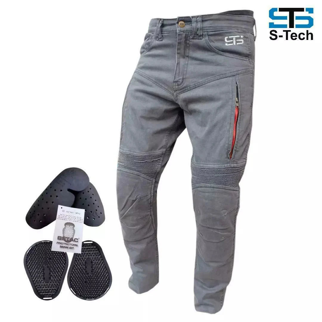 Moto Jeans Pantaloni Tecnico Stechmoto ST 666 Falcon con Aramide ST