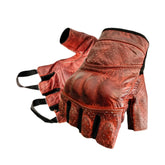 Moto guanti in pelle Stechmoto ST 005 Vintage custom e Café Race ST