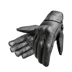 Moto Guanti Estivi in Pelle Stechmoto ST 1710 AIR Vintage Custom e Café Race ST