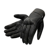 Moto Guanti estivo in Pelle Stechmoto ST 1720 Domino AIR Vintage Custom e Café Race ST