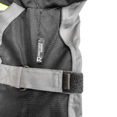 Moto Giubbotto estivo in tessuto Stechmoto ST 851 AIR H2Out 2 Strati Grigio-Nero-Flu/Giallo ST