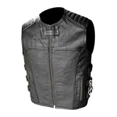 Gilet da Moto in pelle Stechmoto ST 1121 Vintage Custom & Café Race ST