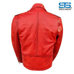 Giubbotto in pelle da Uomo Stechmoto ST 1530 Brando Vintage Custom & Café Race - Am Moto-Abbigliamento Moto