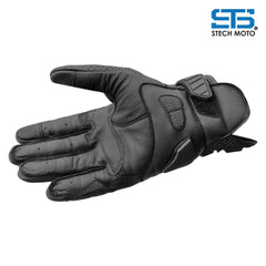 Guanti da Moto in Pelle Stechmoto F 658 Quantum Touring e urban Off-Road Sportivo - Am Moto-Abbigliamento Moto