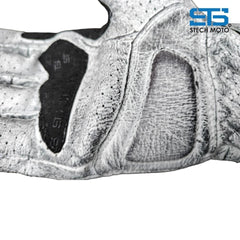 Guanti Moto Pelle estivo Stechmoto ST 1720 Domino AIR Vintage Custom e Café Race - Am Moto-Abbigliamento Moto