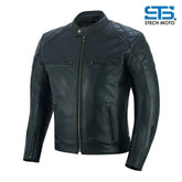 Moto giacca in Pelle Stechmoto ST 1710 Quintus Custom Vintage e Cafe Race - Am Moto-Abbigliamento Moto
