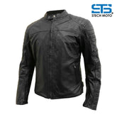 Moto Giubbotto in Pelle da Uomo Stechmoto ST 1785 Flesh custom Vintage - Am Moto-Abbigliamento Moto