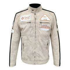 Giacca in pelle da Uomo Stechmoto ST 1510 Custom Vintage & Café Race ST