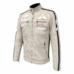 Giacca in pelle da Uomo Stechmoto ST 1510 Custom Vintage & Café Race ST