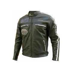 Moto Giubbotto in pelle da Uomo Stechmoto ST 1735 Vintage Custom & Café Race