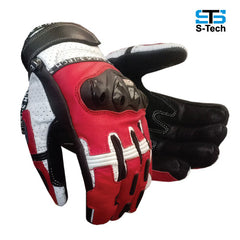 Moto Guanti estivi in pelle Stechmoto ST 1805 RNR touring e urbano Off-Road