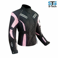 Giubbotto Moto in tessuto da donna Stechmoto ST 840 H2O Tech Tre strati 4-stagioni ST