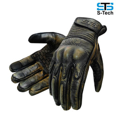 Guanti moto in Pelle Stechmoto ST 1715 Neo-Phill Cafè Race, Custom e Vintage