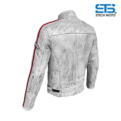 Giubbotto Moto in pelle da Uomo Stechmoto ST 1735 Vintage Custom & Café Race ST