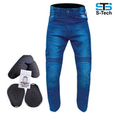 Jeans da moto pantaloni tecnico Stechmoto ST 666 Falcon con Aramide ST