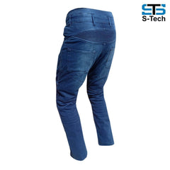 Jeans da moto pantaloni tecnico Stechmoto ST 666 Falcon con Aramide ST