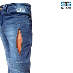 Jeans da moto pantaloni tecnico Stechmoto ST 666 Falcon con Aramide ST