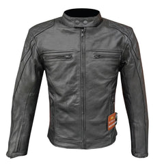 Moto Giubbotto in Pelle da Uomo Stechmoto ST 1755 Neo-Stemor Pelle Morbidissimo