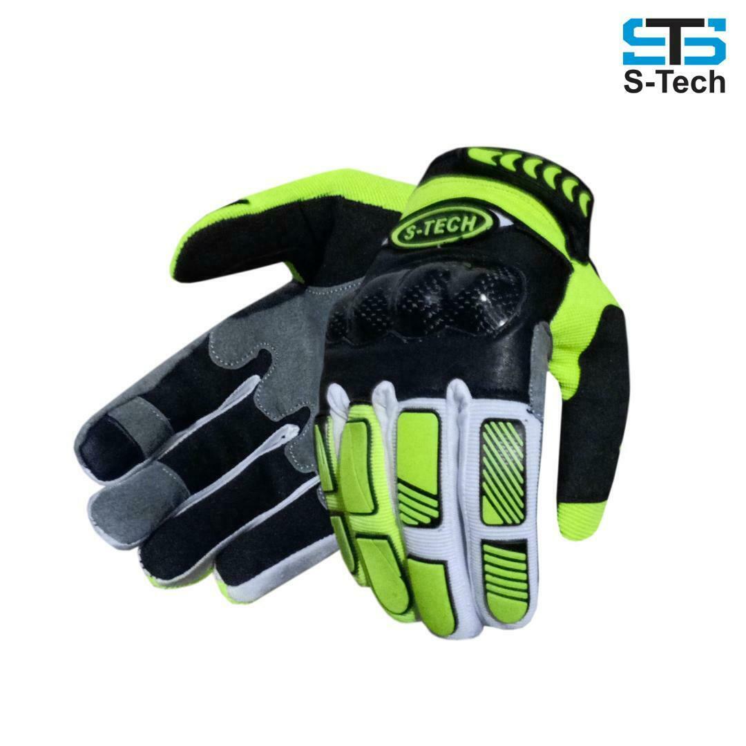 Moto Guanti S-tech ST 1122 Carbonio enduro off-road
