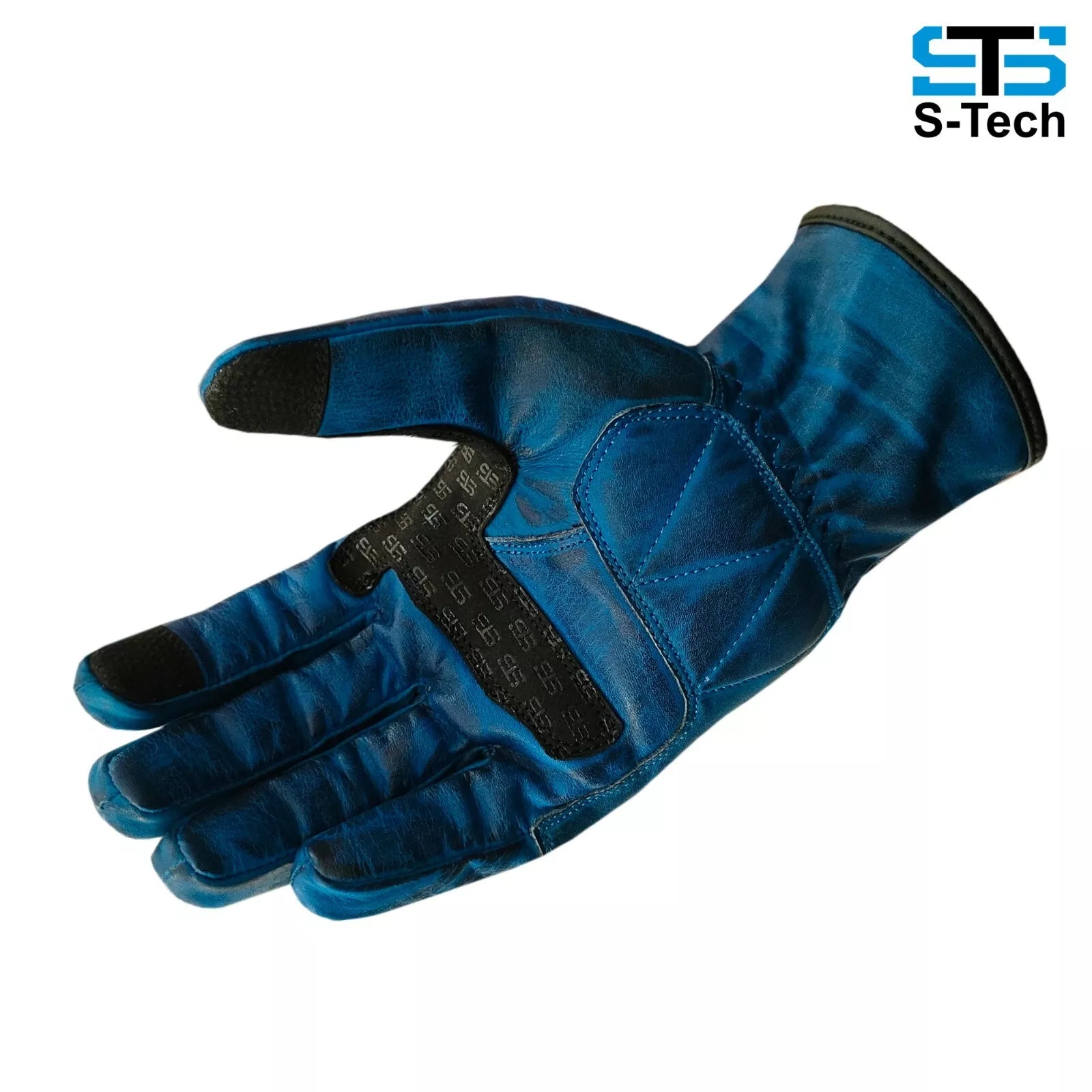 Guanti da Moto Pelle Stechmoto ST 1715 Neo-Phill  Café Race Custom e Vintaggio