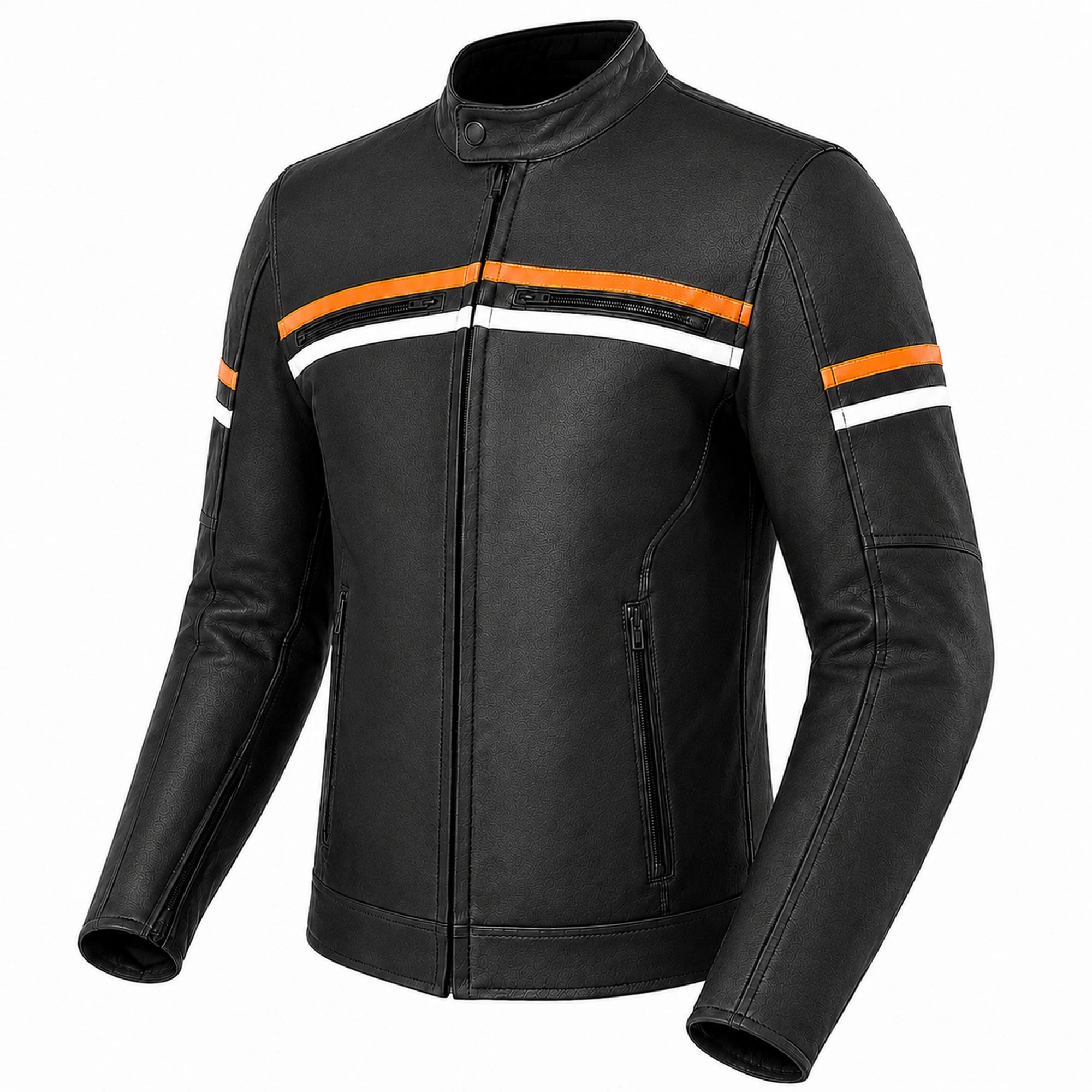 Giacca da moto di pelle ST 1760 Storm Custom e Vintage Cafè Race