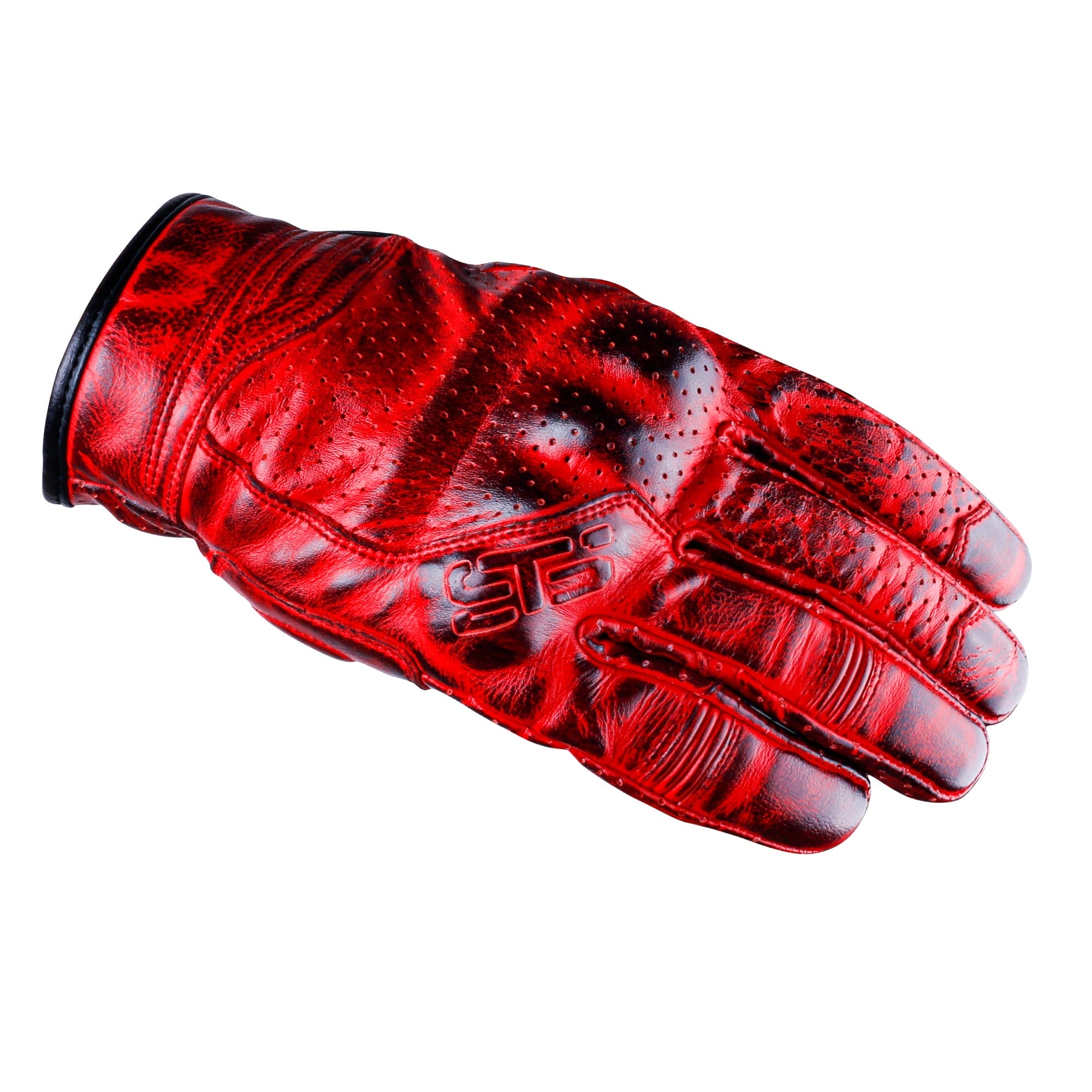 Guanti da Moto Pelle estivo Stechmoto ST 1720 Domino AIR Vintage Custom e Café Race ST