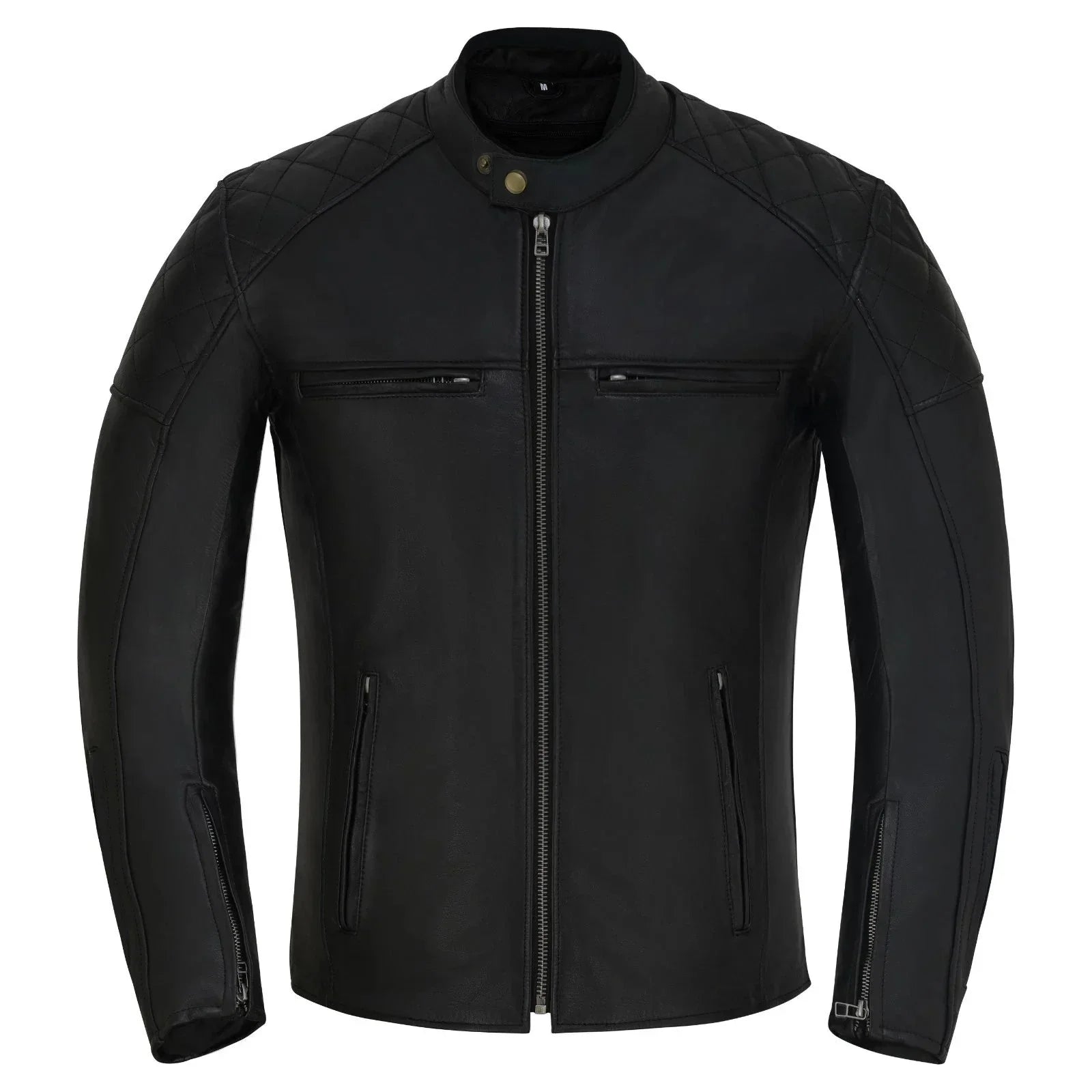 Giubbotto Moto in Pelle da Uomo Stechmoto ST 1755 Neo-Stemor Pelle Morbidissimo ST