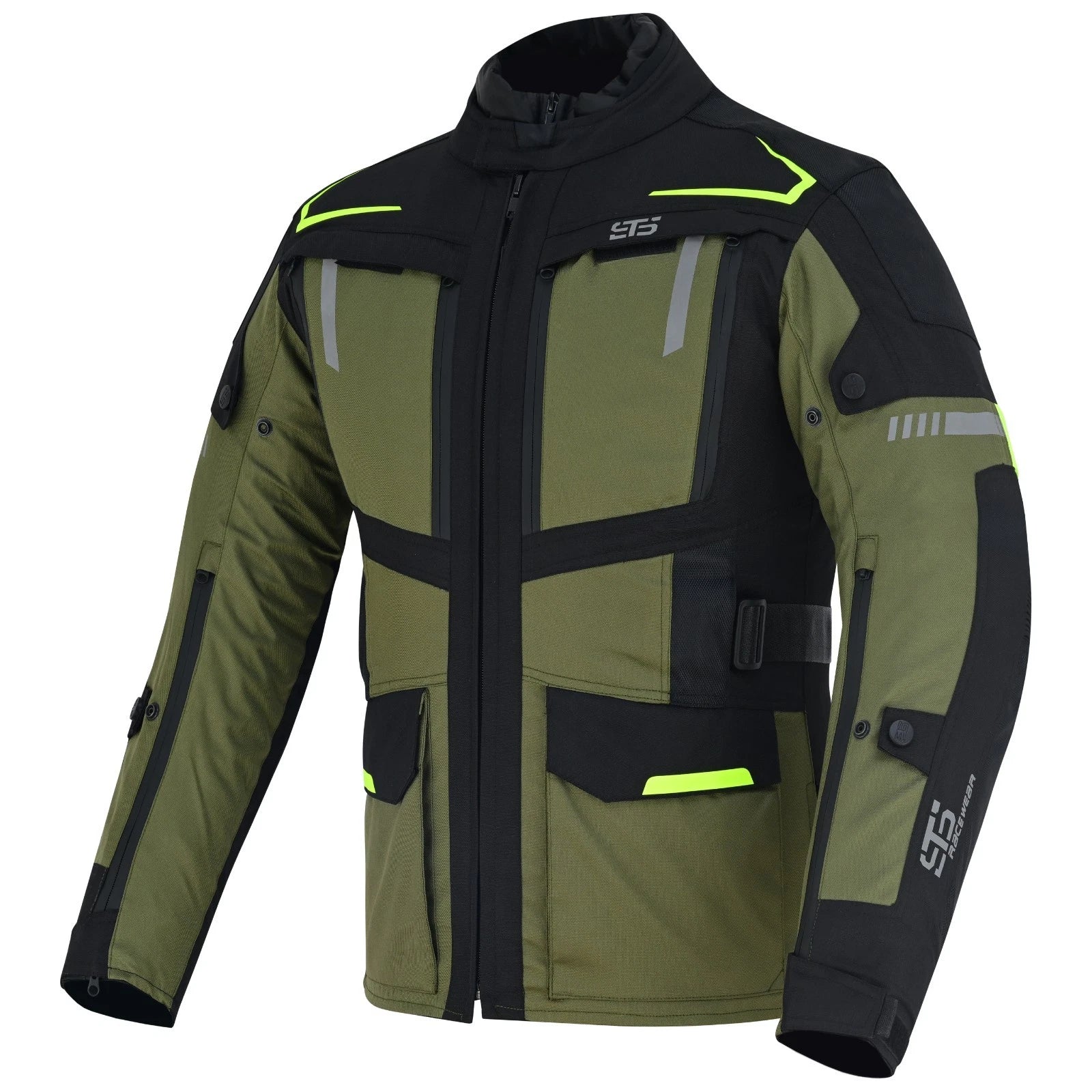 Giacca moto S-tech ST 838 DRAGON H2Out 3 Strati 4-Stagione