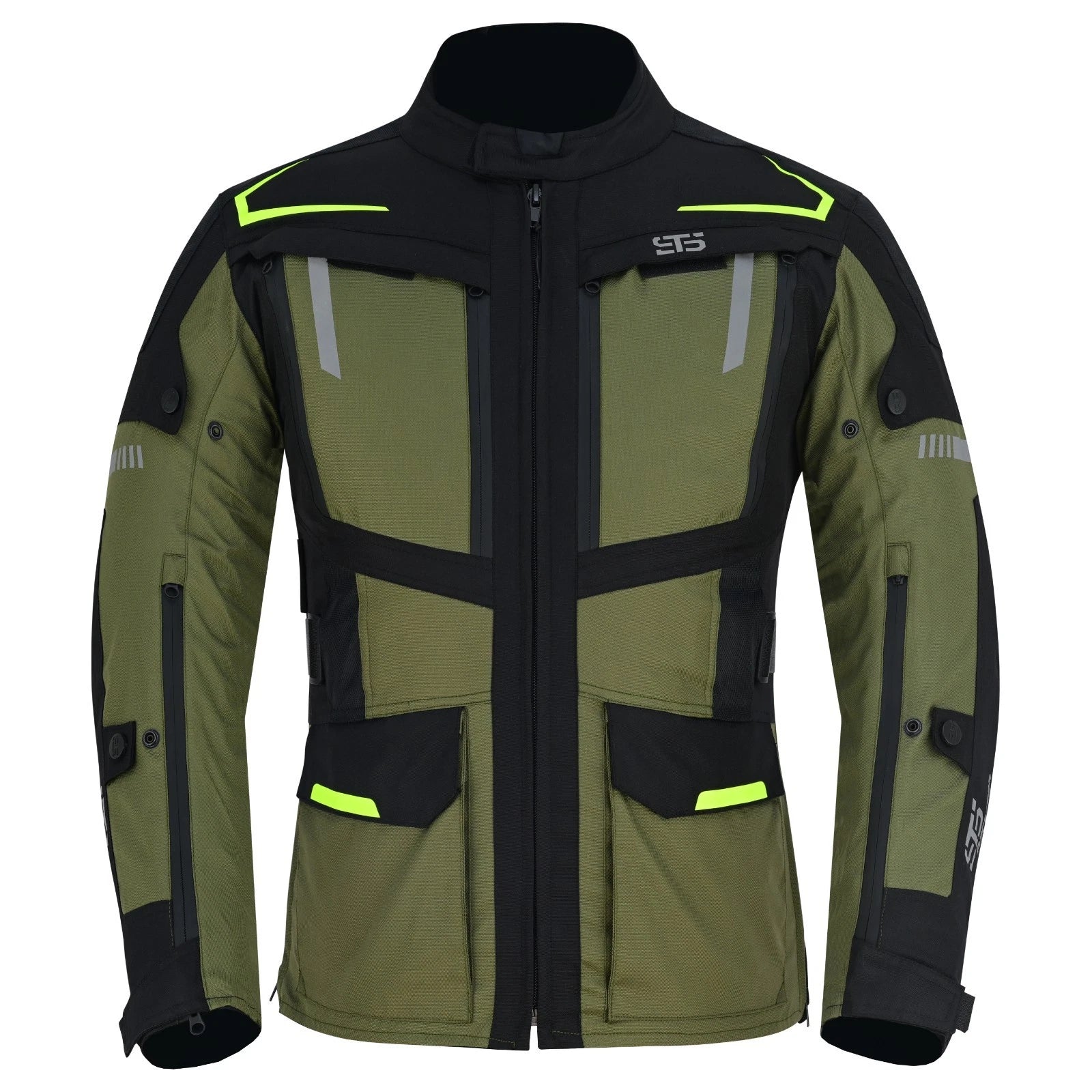 Giacca moto S-tech ST 838 DRAGON H2Out 3 Strati 4-Stagione