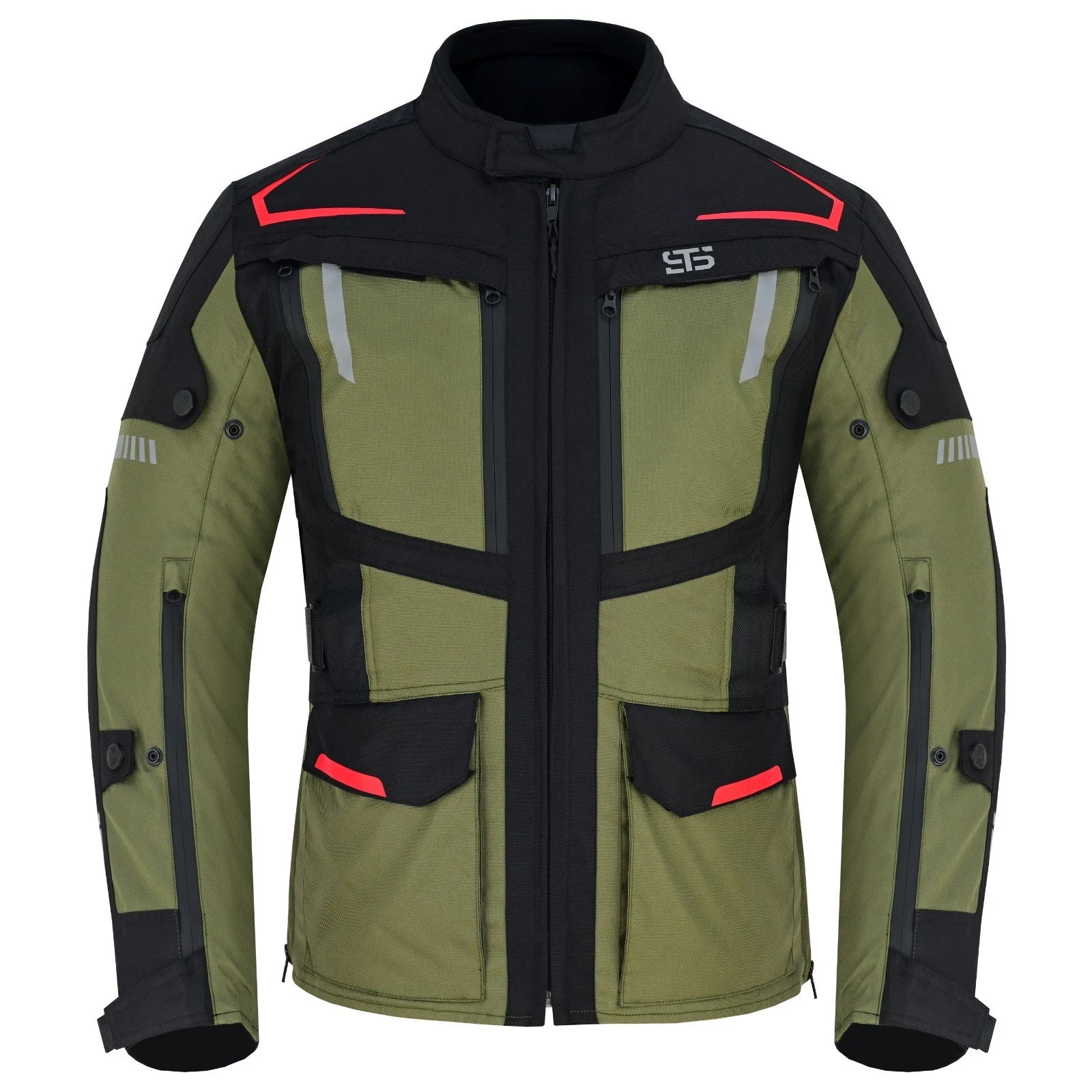 Giacca moto S-tech ST 838 DRAGON H2Out 3 Strati 4-Stagione