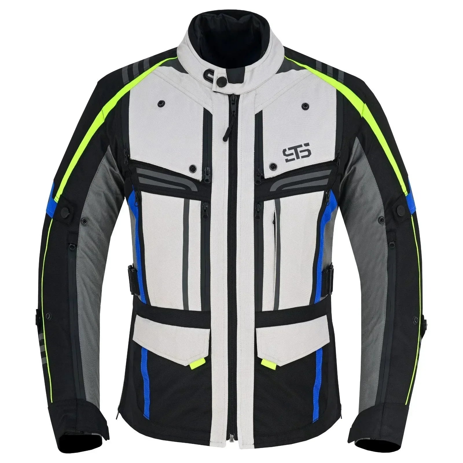 Moto Giubbotto in tessuto S-tech ST 828 ICE-ROAD H2Out 3 Strati e 4 Stagione ST