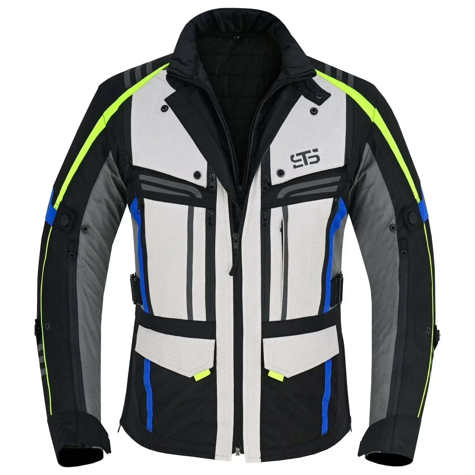 Moto Giubbotto in tessuto S-tech ST 828 ICE-ROAD H2Out 3 Strati e 4 Stagione ST