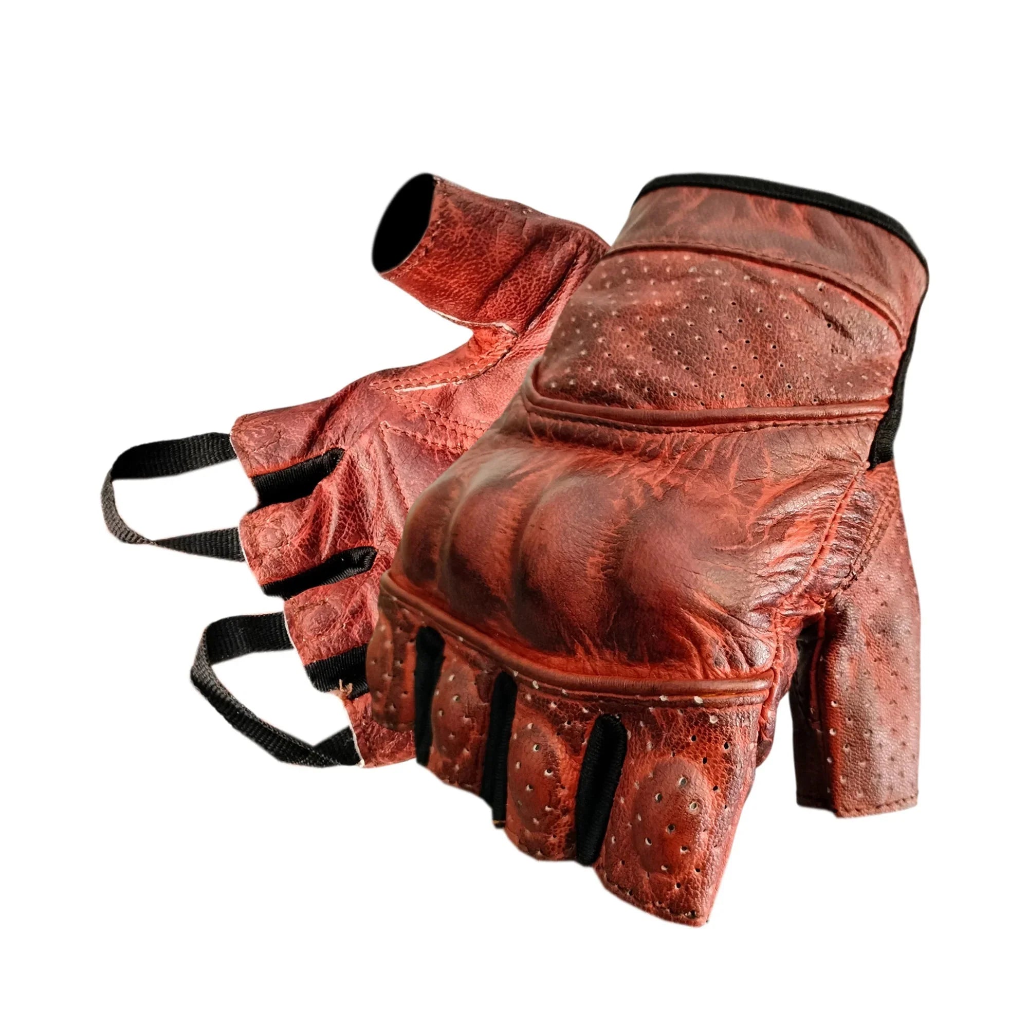 Moto guanti in pelle Stechmoto ST 005 Vintage custom e Café Race ST