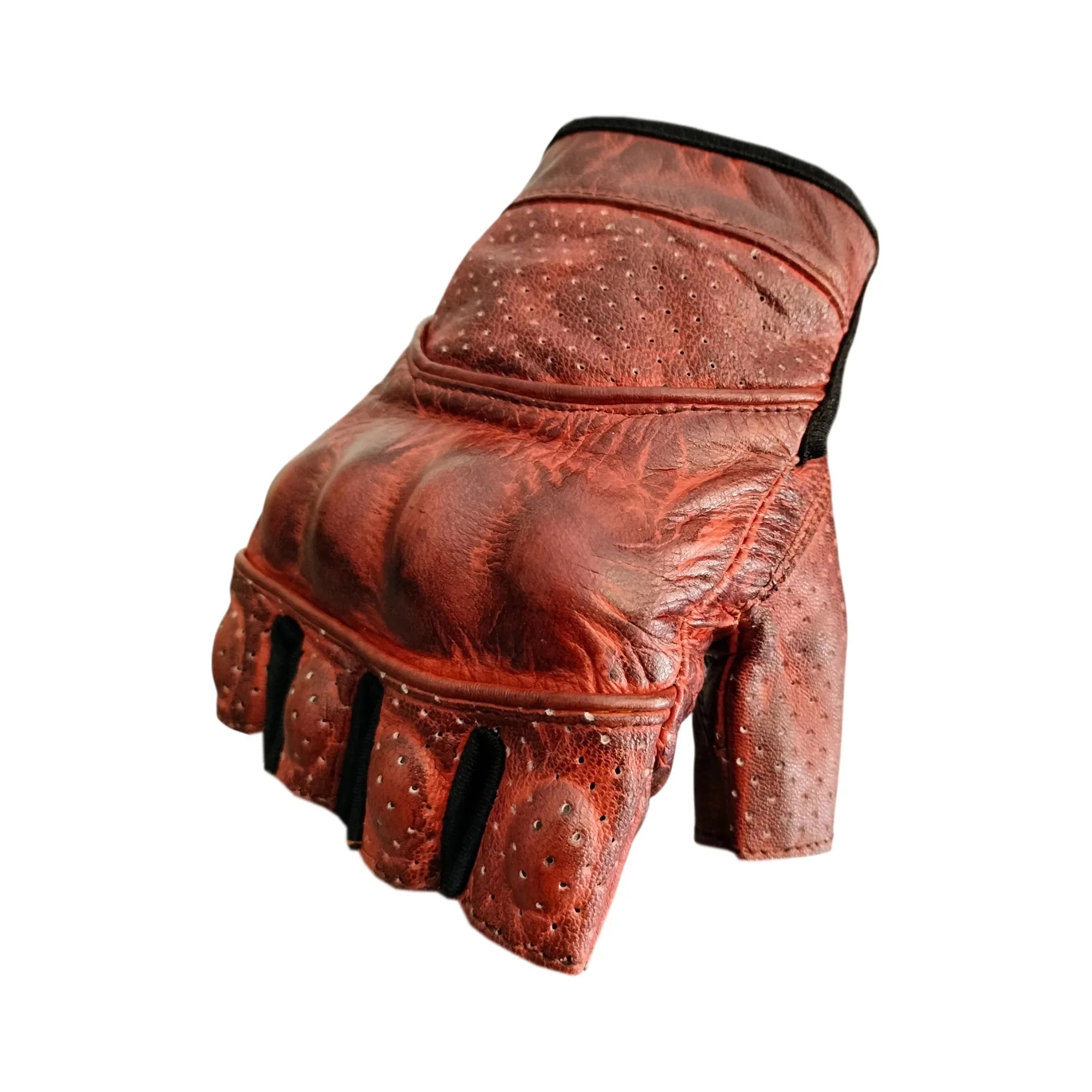 Moto guanti in pelle Stechmoto ST 005 Vintage custom e Café Race ST