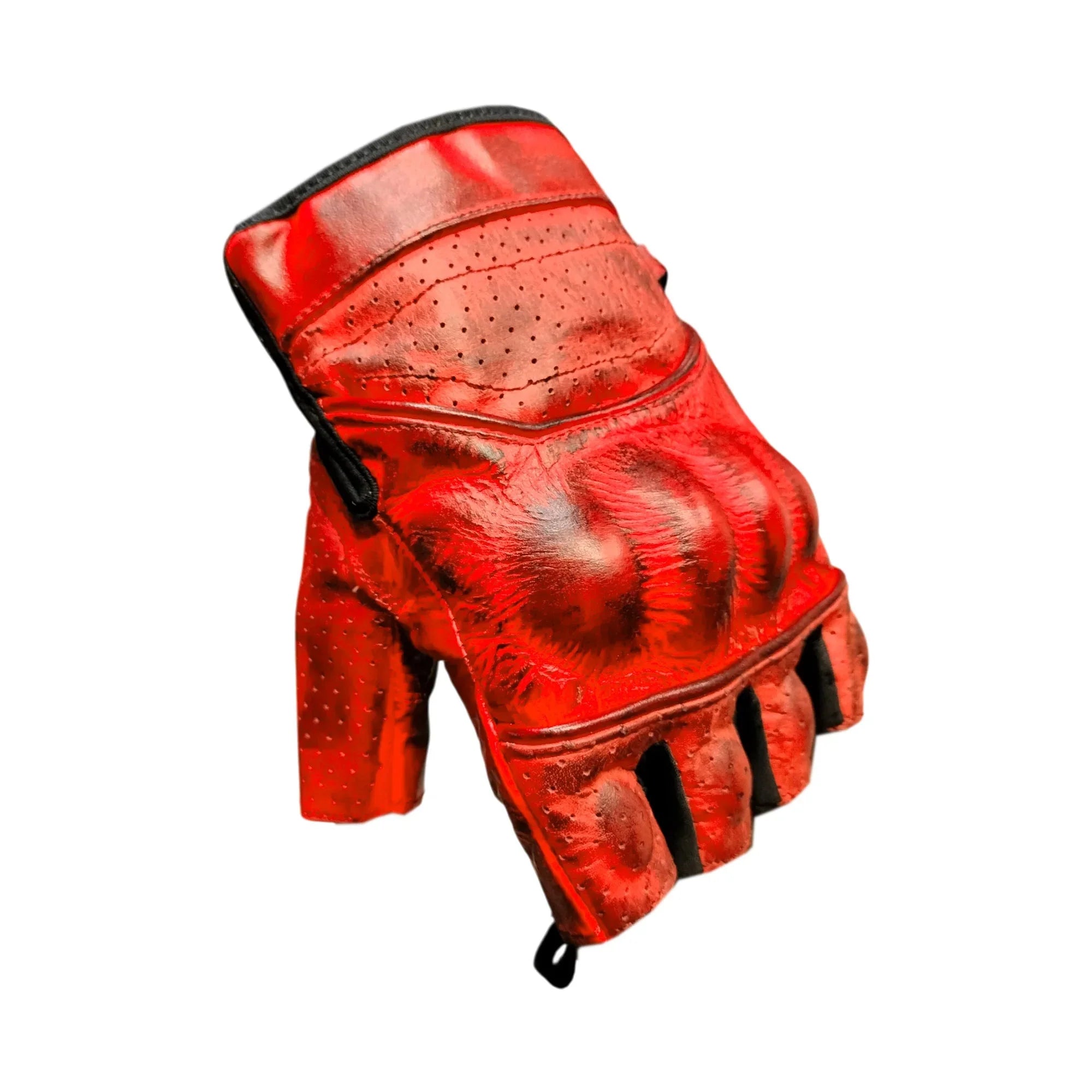 Moto guanti in pelle Stechmoto ST 005 Vintage custom e Café Race ST