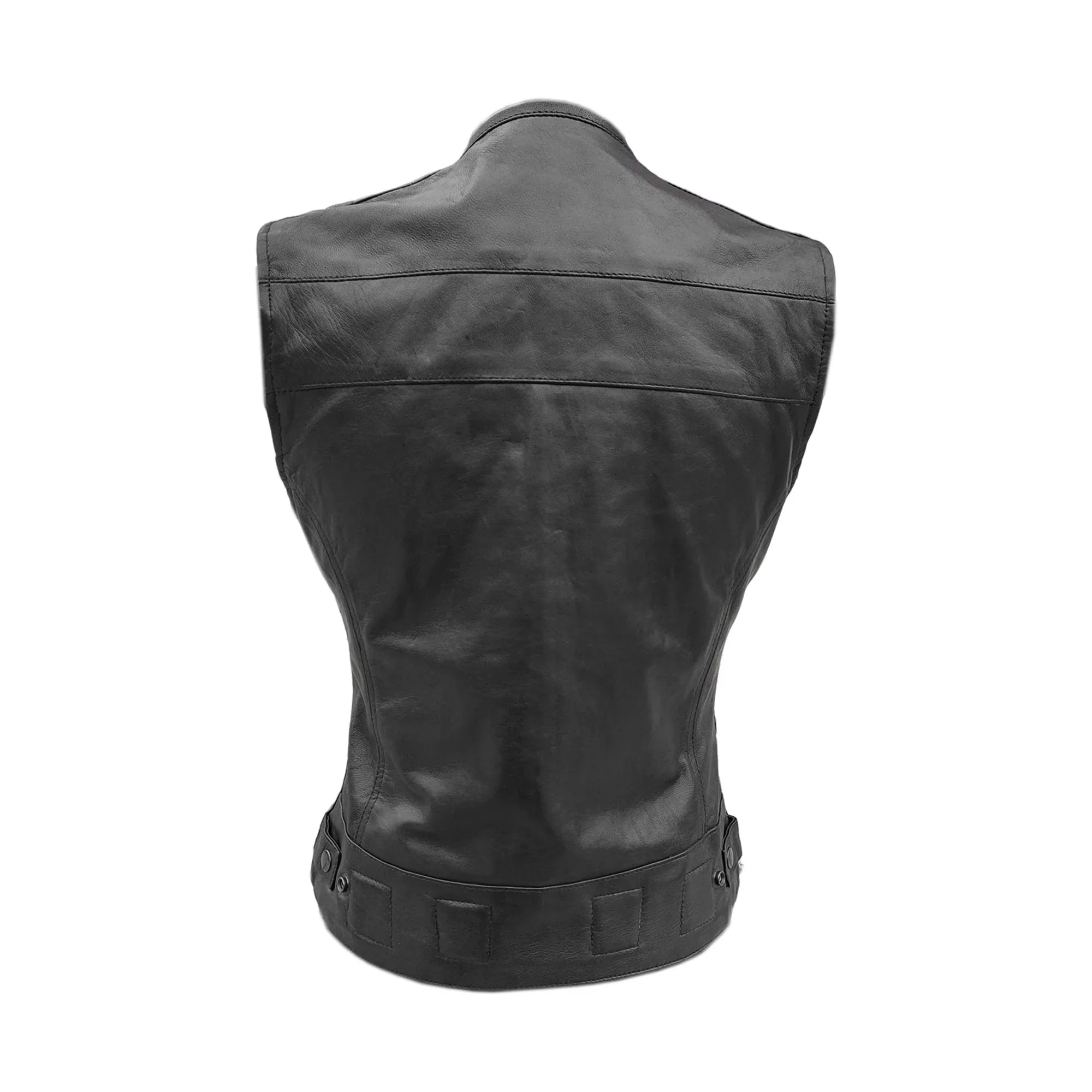 Gilet da Moto in pelle Stechmoto ST 1180 Vintage Custom & Café Race ST