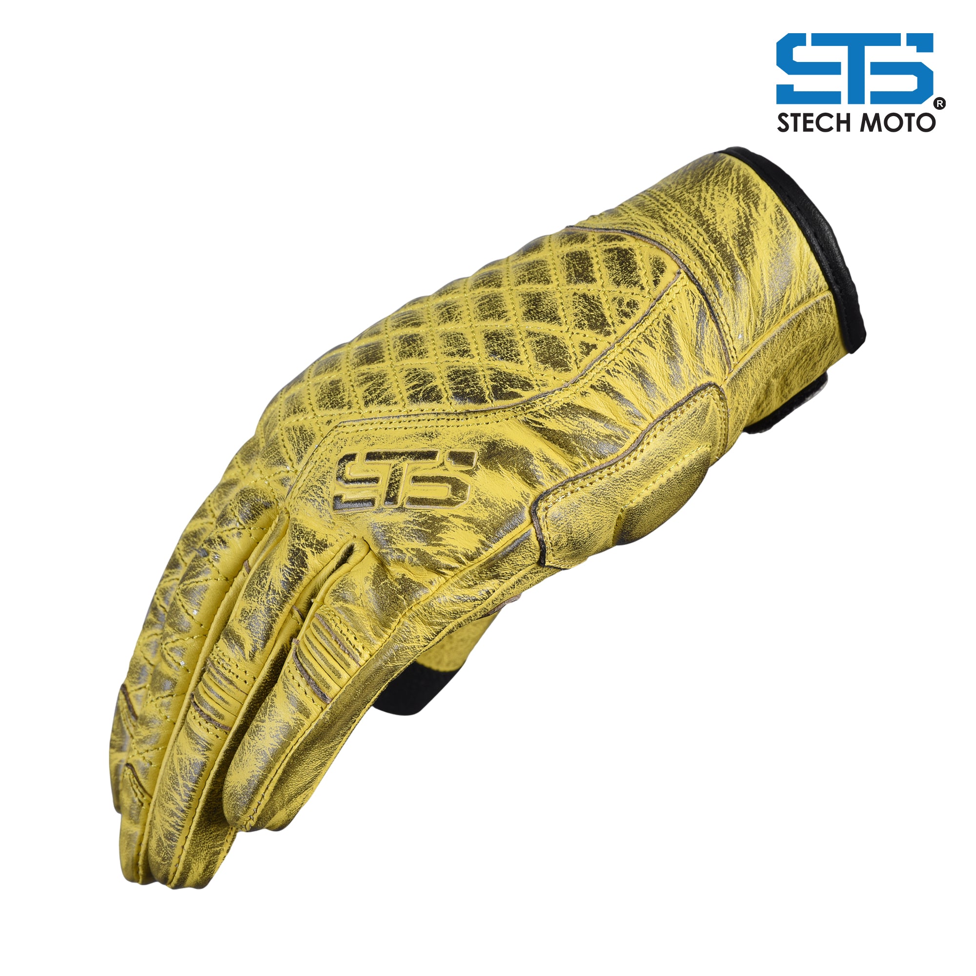 Guanti in Pelle S-tech ST 1710 Quintus Café Race Custom e Vintage
