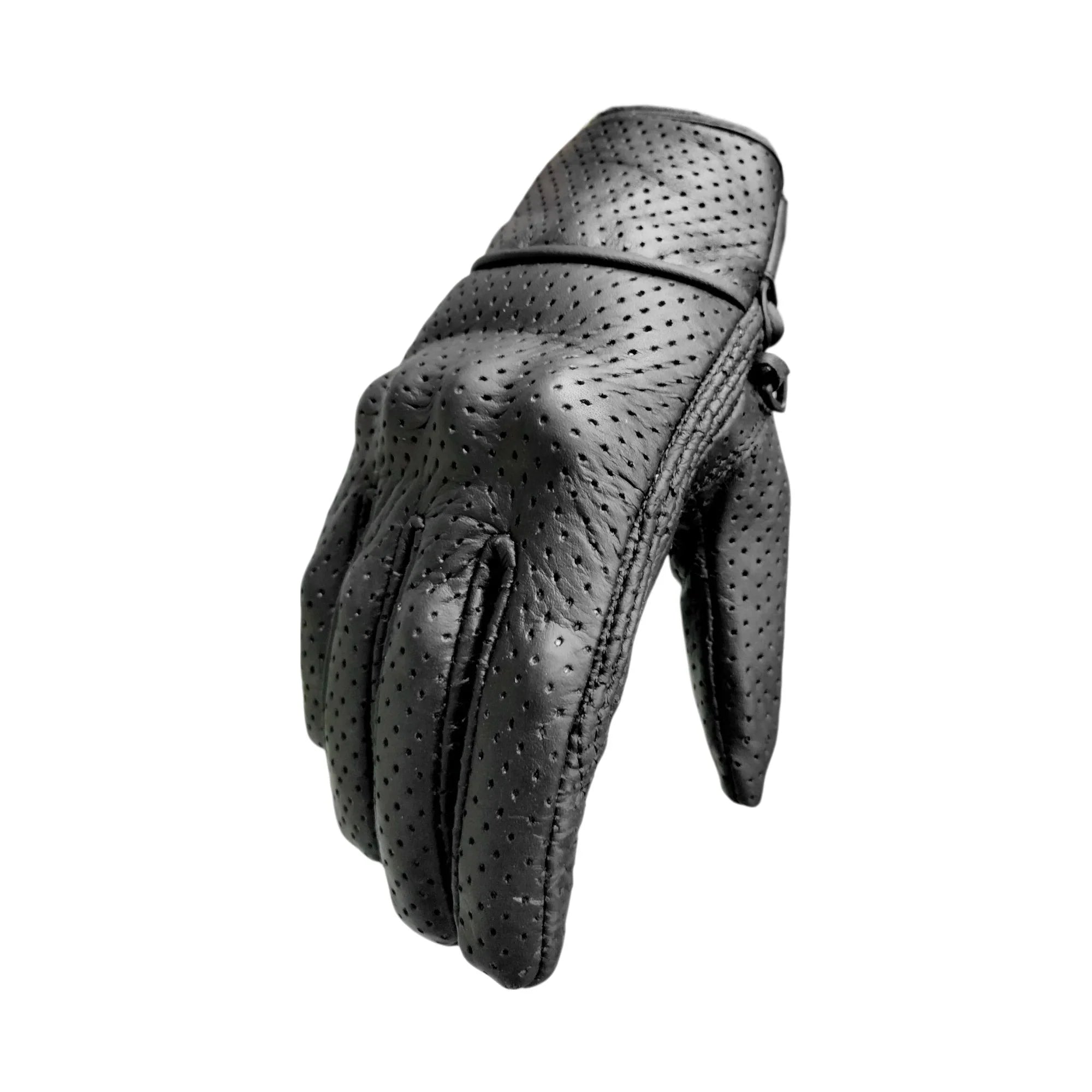 Moto Guanti Estivi in Pelle Stechmoto ST 1710 AIR Vintage Custom e Café Race ST