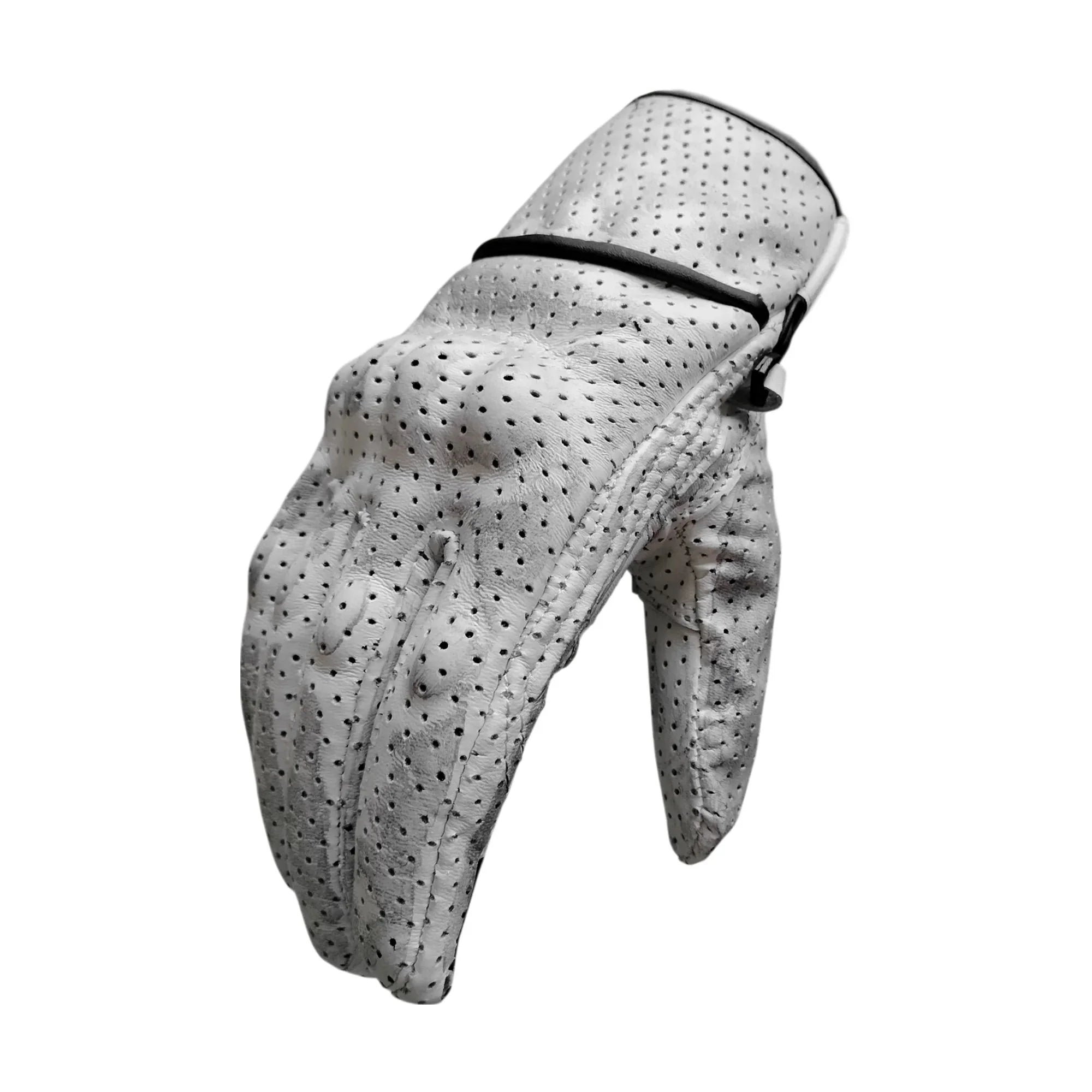 Moto Guanti Estivi in Pelle Stechmoto ST 1710 AIR Vintage Custom e Café Race ST