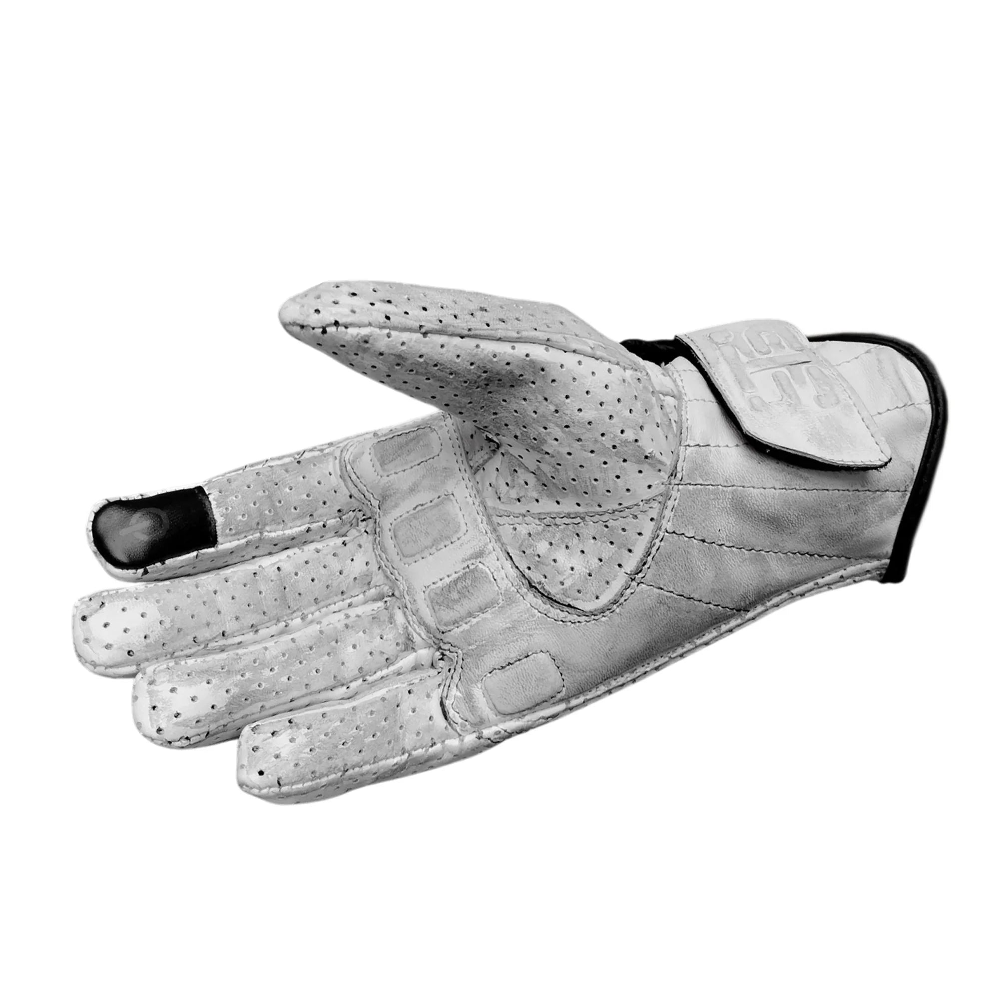 Moto Guanti Estivi in Pelle Stechmoto ST 1710 AIR Vintage Custom e Café Race ST