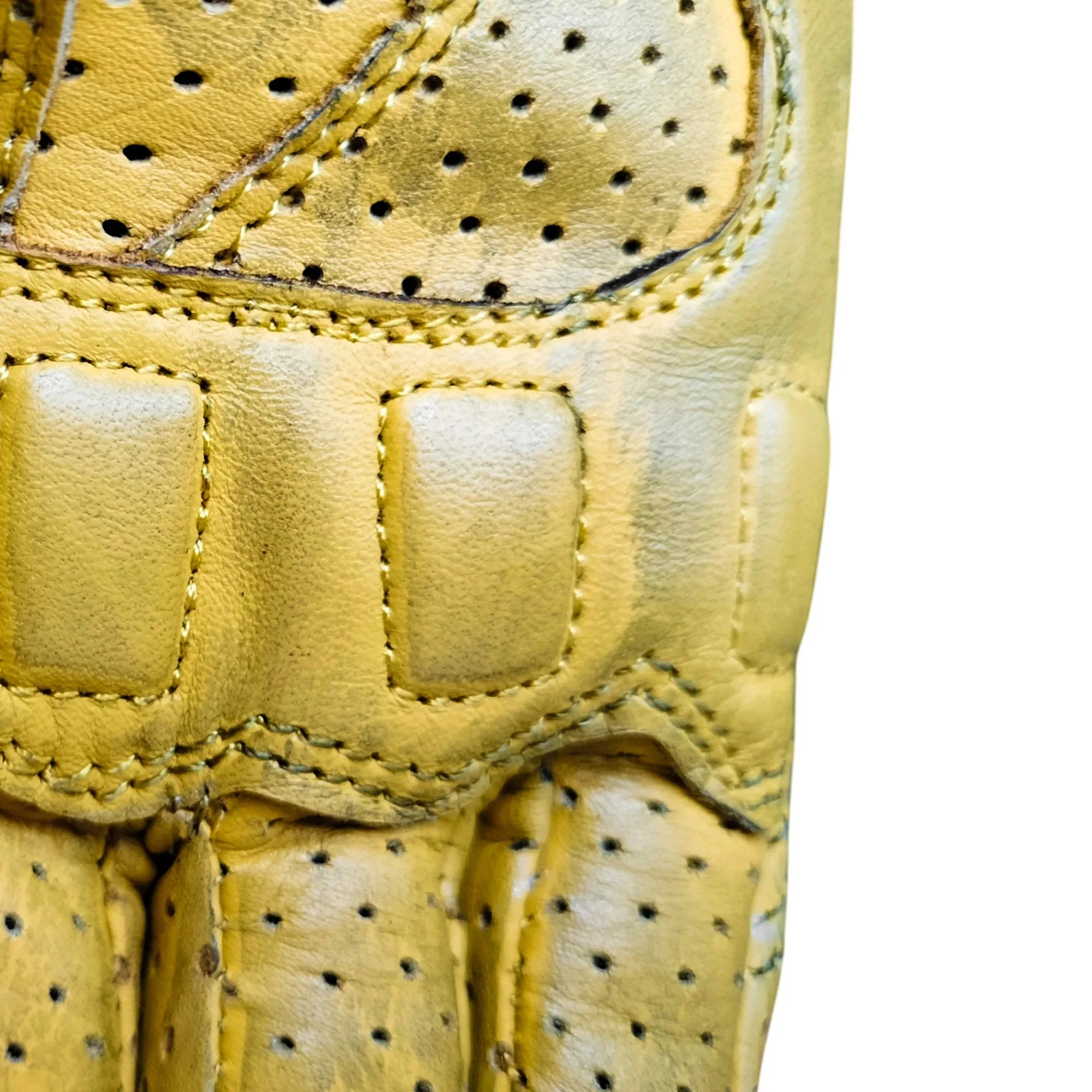 Guanti da moto in Pelle Stechmoto ST 1710 AIR NRN Vintage Custom e Café Race ST