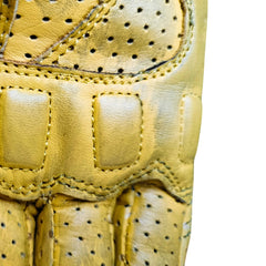 Guanti da moto in Pelle Stechmoto ST 1710 AIR NRN Vintage Custom e Café Race ST