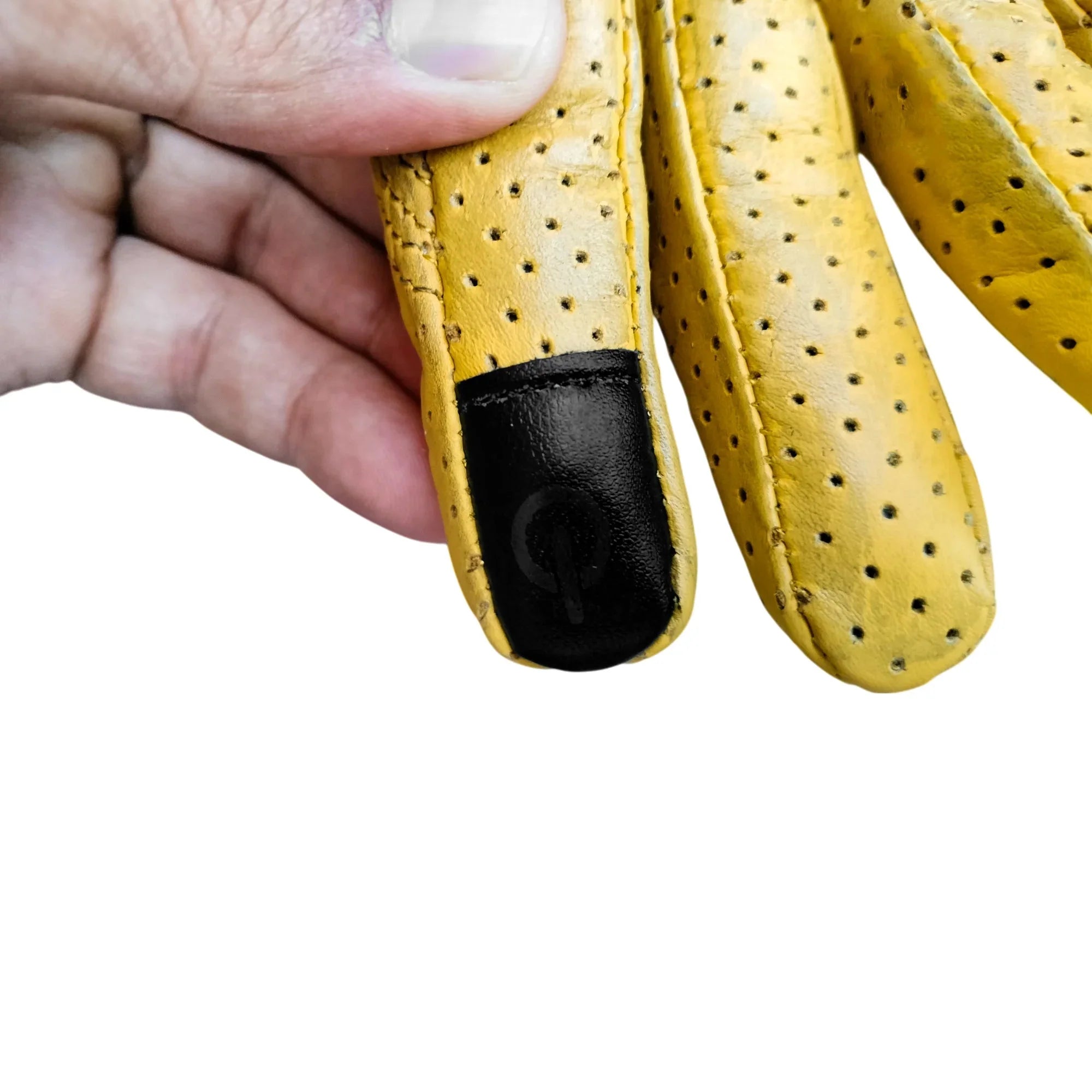 Guanti da moto in Pelle Stechmoto ST 1710 AIR NRN Vintage Custom e Café Race ST