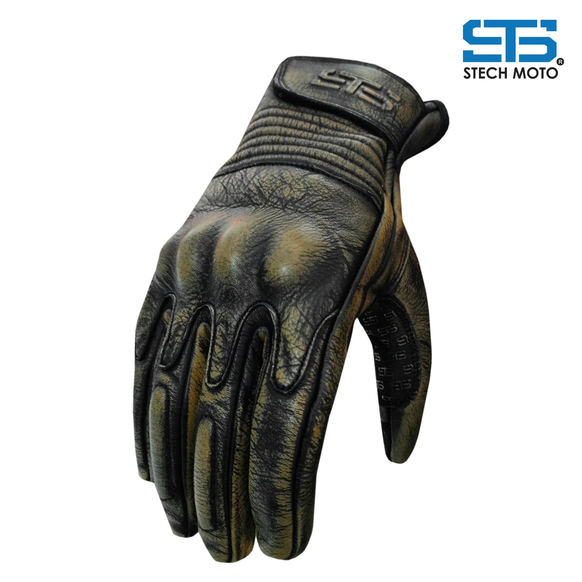 Moto Guanti in Pelle Stechmoto ST 1715 Neo-Phill  Cafè Race Custom e Vintaggio