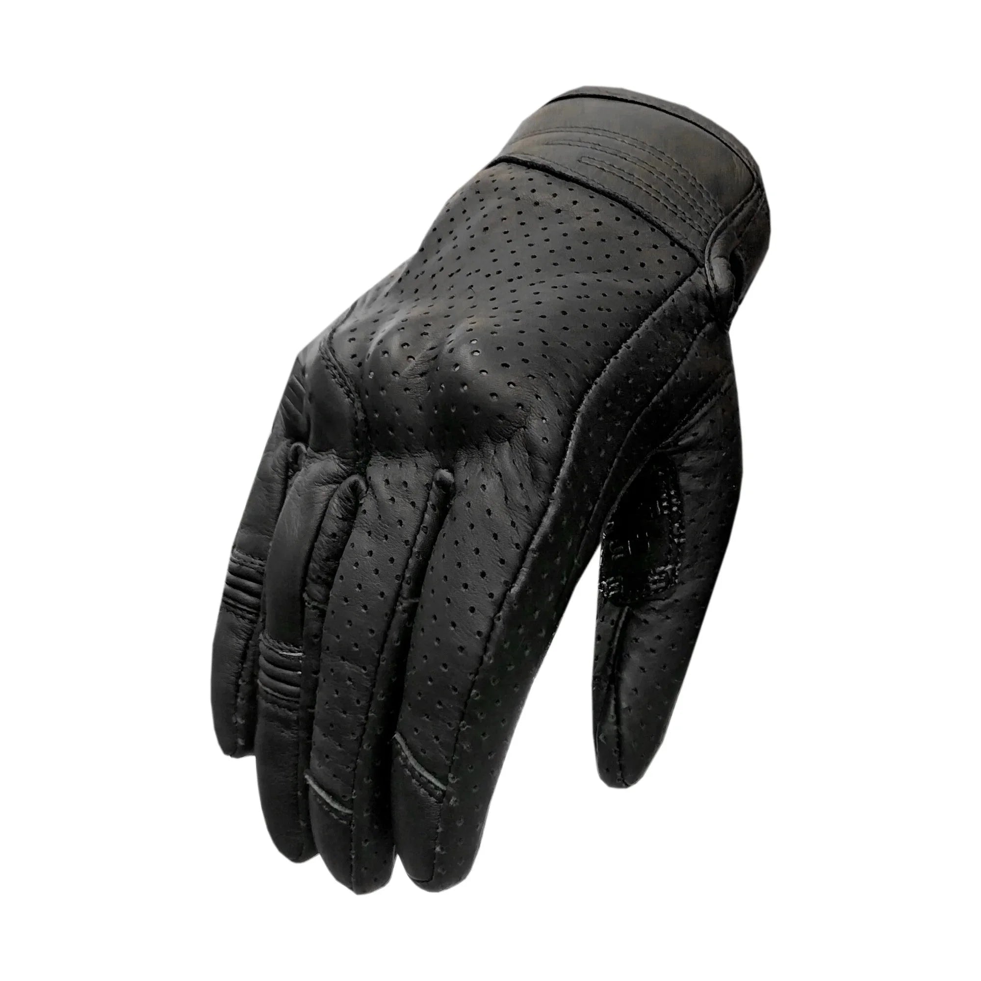 Moto Guanti estivo in Pelle Stechmoto ST 1720 Domino AIR Vintage Custom e Café Race ST