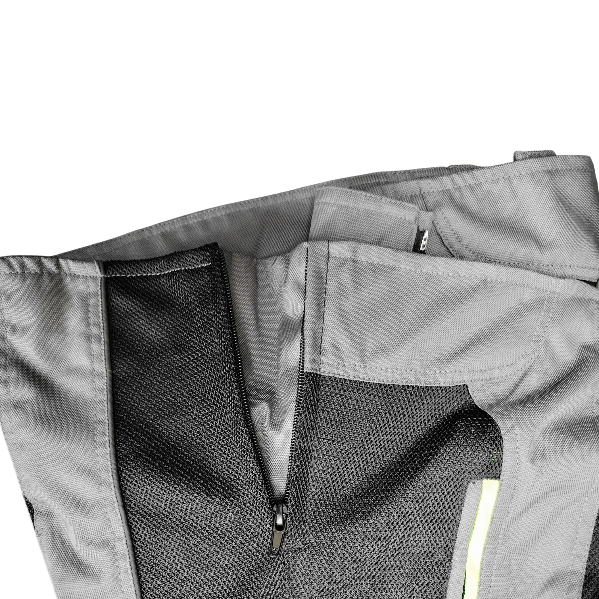 Moto Giubbotto estivo in tessuto Stechmoto ST 851 AIR H2Out 2 Strati Grigio-Nero-Flu/Giallo ST