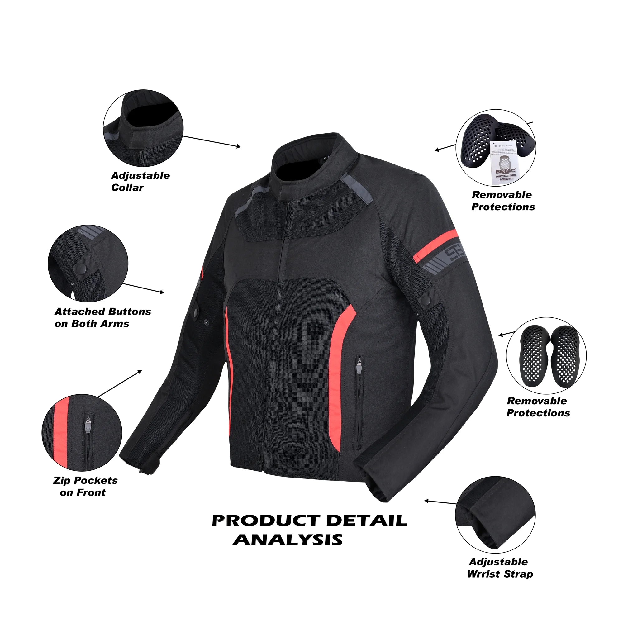 Moto Giubbotto estivo S-tech ST 870 AIR H2Out 2-Strati