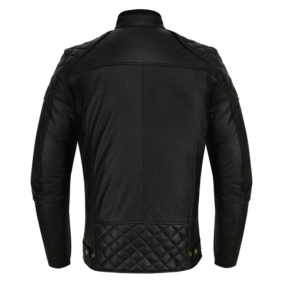 Giacca in pelle S-tech 1720 DOMINO AIR Vintage Café Race
