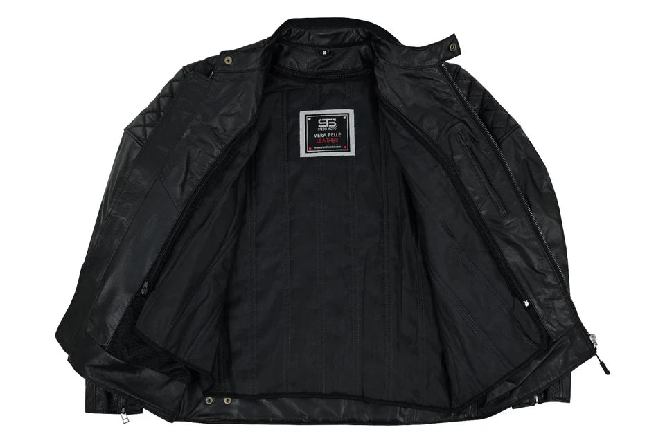 Giacca in pelle S-tech 1720 DOMINO AIR Vintage Café Race