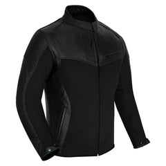 Moto giacca estivo in pelle e tessuto Stechmoto ST 1730 AIR Waves custom vintage Cafe Race ST